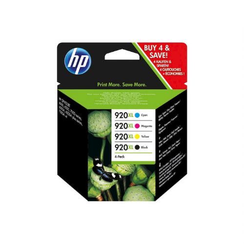 CARTUCCIA HP 920 XL MULTIPACK BK/C/Y/M/ ORIGINALE